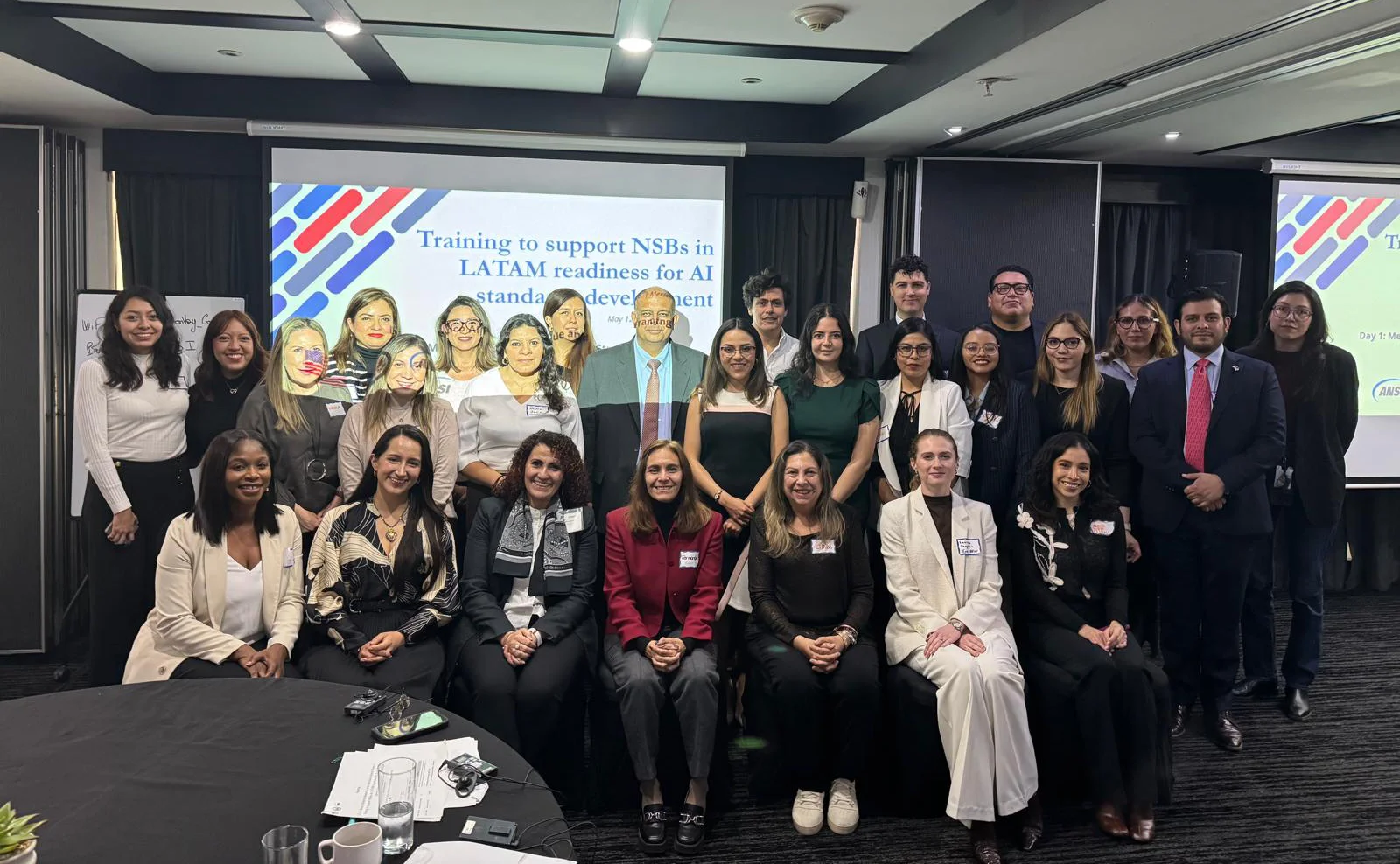 Participants at the TRAINING TO SUPPORT NSBS IN LATAM READINESS FOR AI STANDARDS DEVELOPMENT